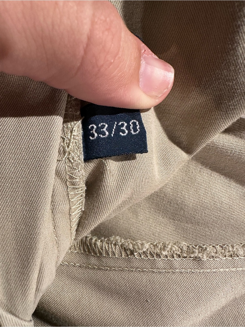 Vintage Polo Ralph Lauren Men’s Pants 33x30 Tan Khaki Cotton Chinos Utility - Picture 6 of 9